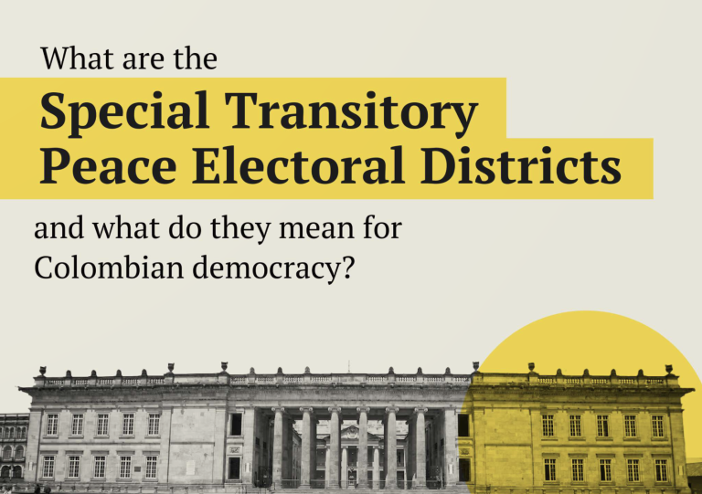 Special Transitory Peace Electoral Districts